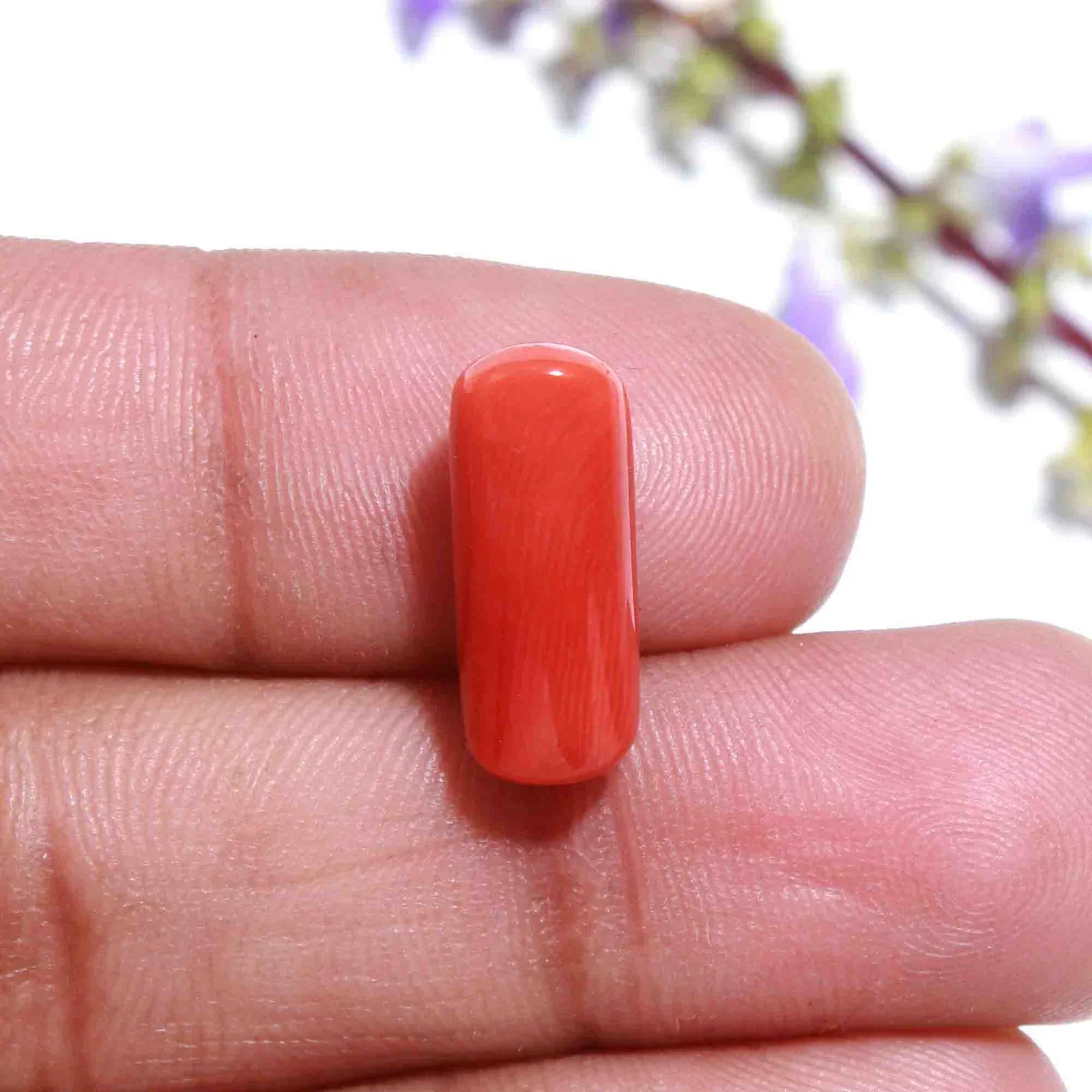 Natural Red Coral (Moonga) 5.05 Carat – for Mars – image 1