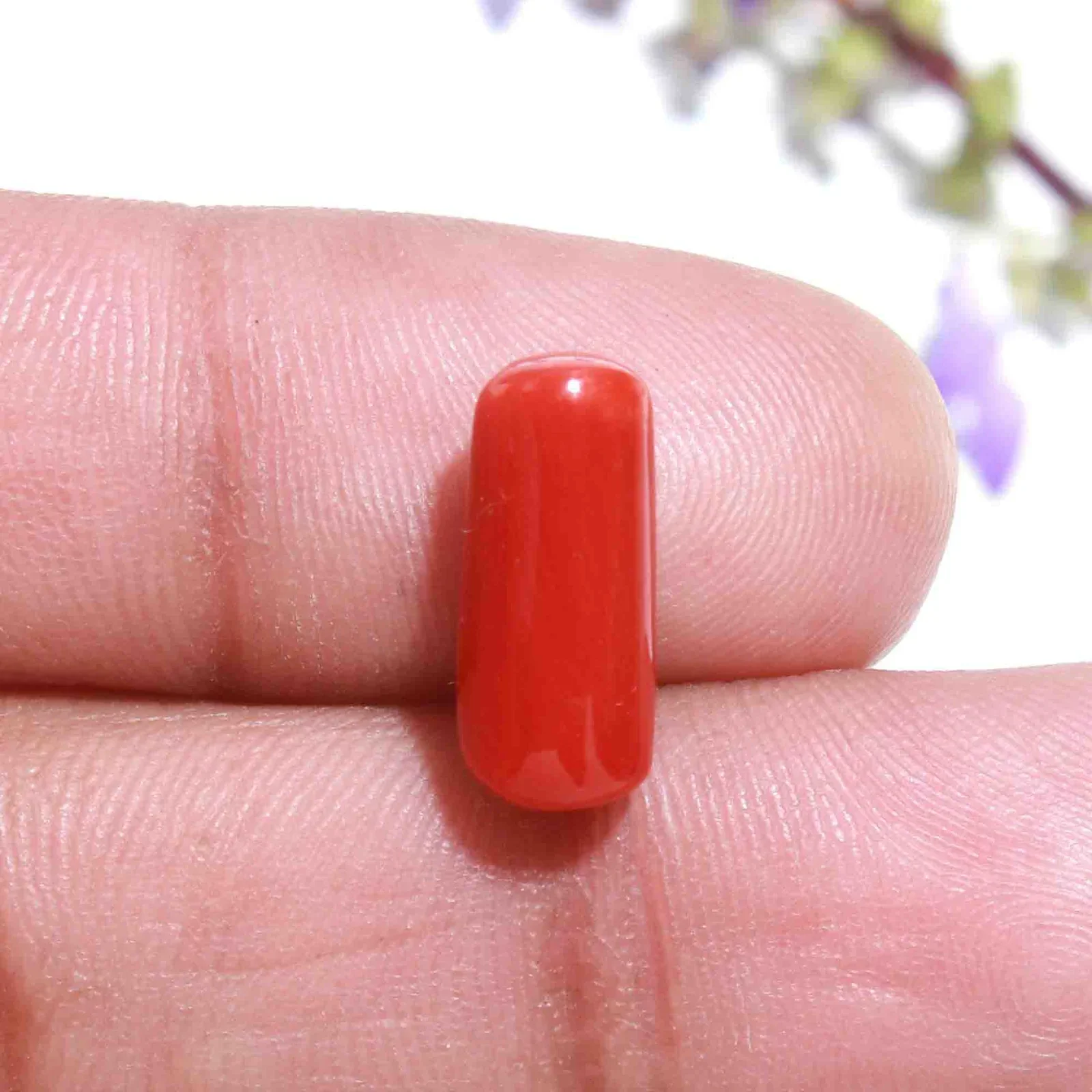 Natural Red Coral (Moonga) 4.82 Carat – for Mars – image 2