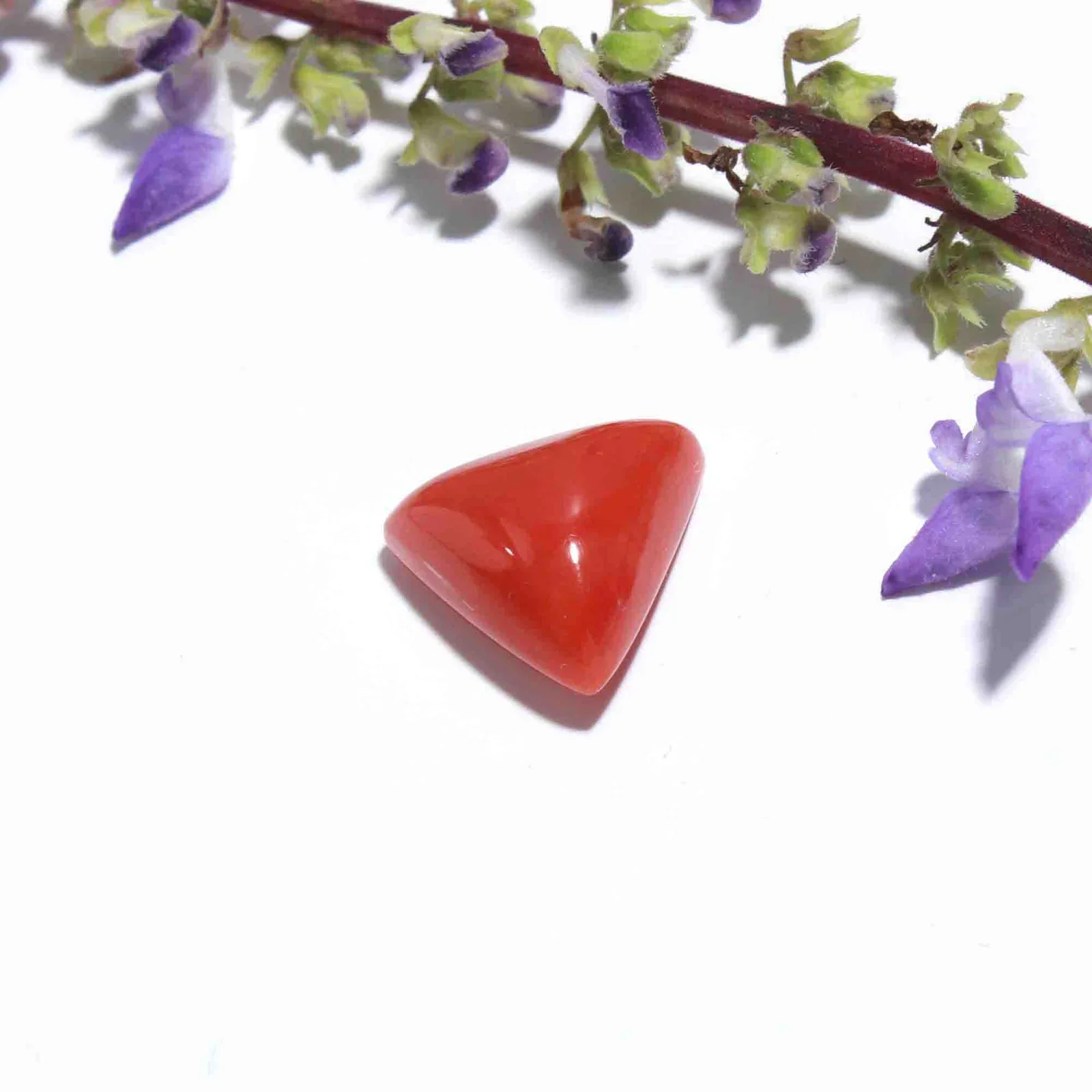 Natural Red Coral (Moonga) 4.47 Carat – for Mars – image 1