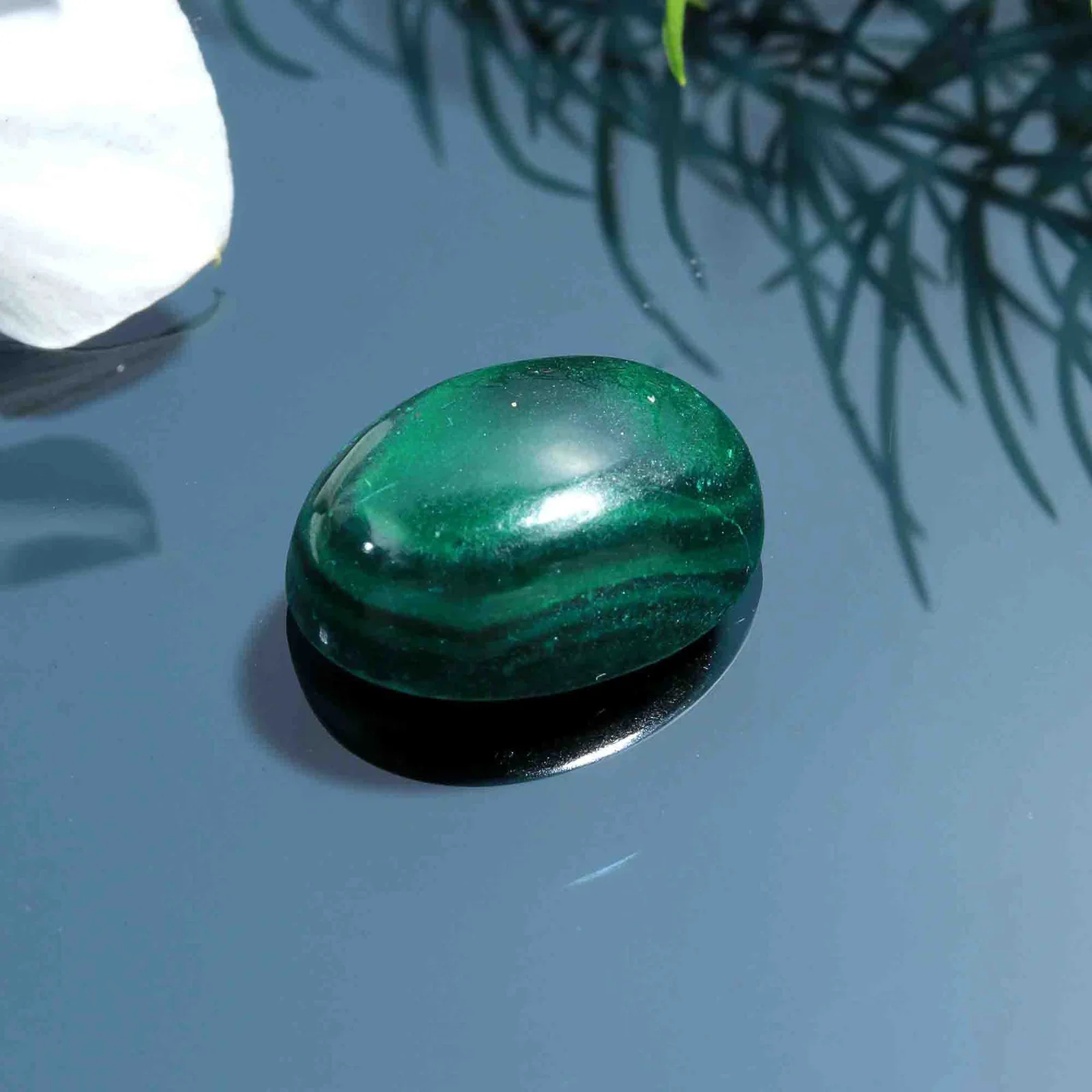 Natural Malachite (Malachite) 8.57 Carat – Certified Natural Gemstone – image 1