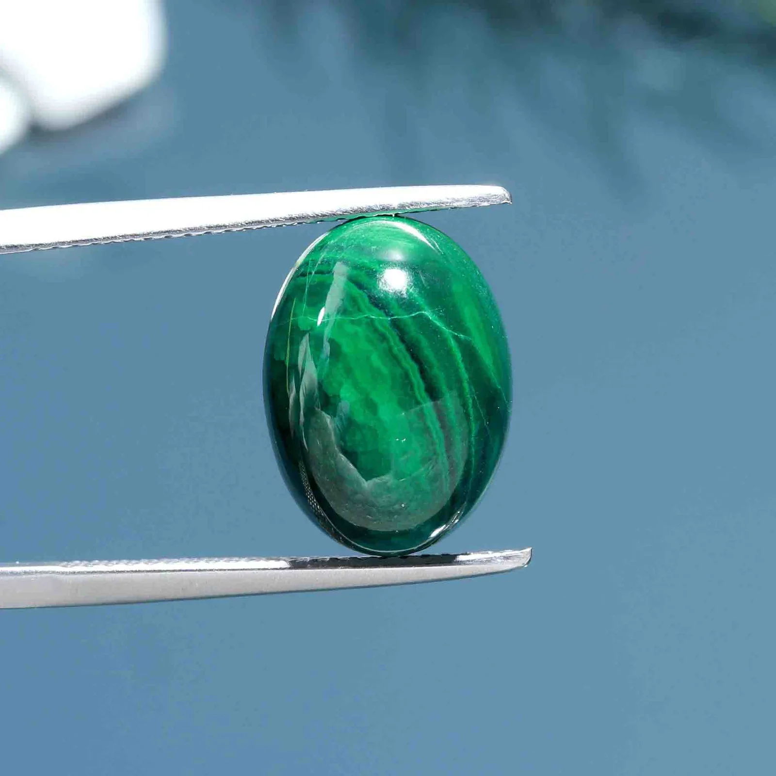 Natural Malachite (Malachite) 5.27 Carat – Certified Natural Gemstone – image 2