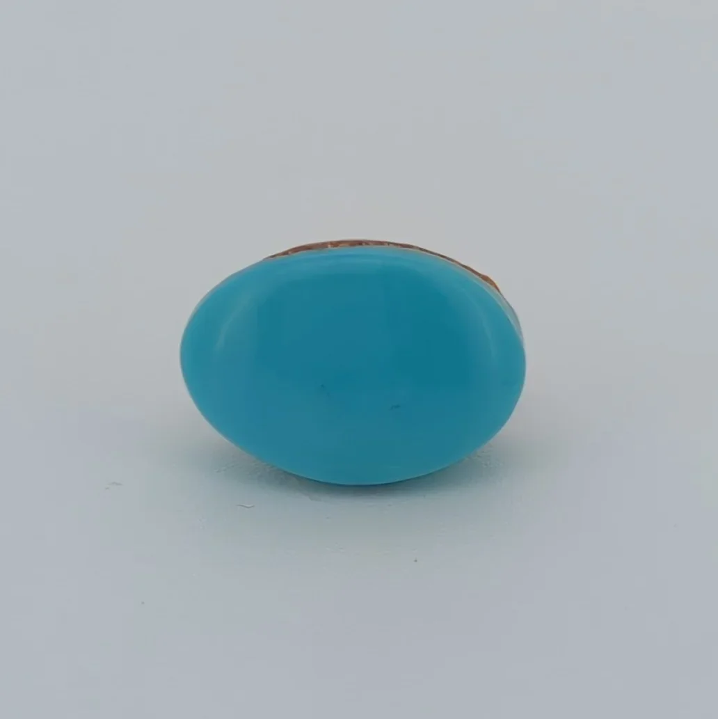 Natural Turquoise (Firoza) 8 Carat – Certified Natural Gemstone – image 1