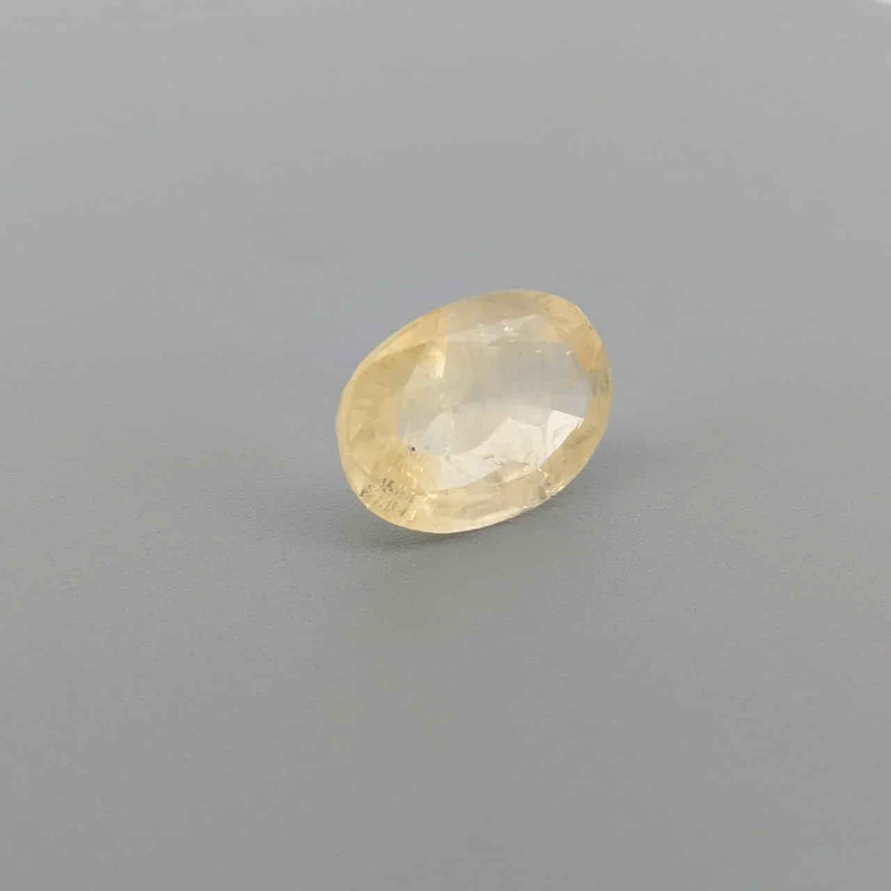 Natural Yellow Sapphire (Pukhraj) 8.08 Carat – for Jupiter – image 2