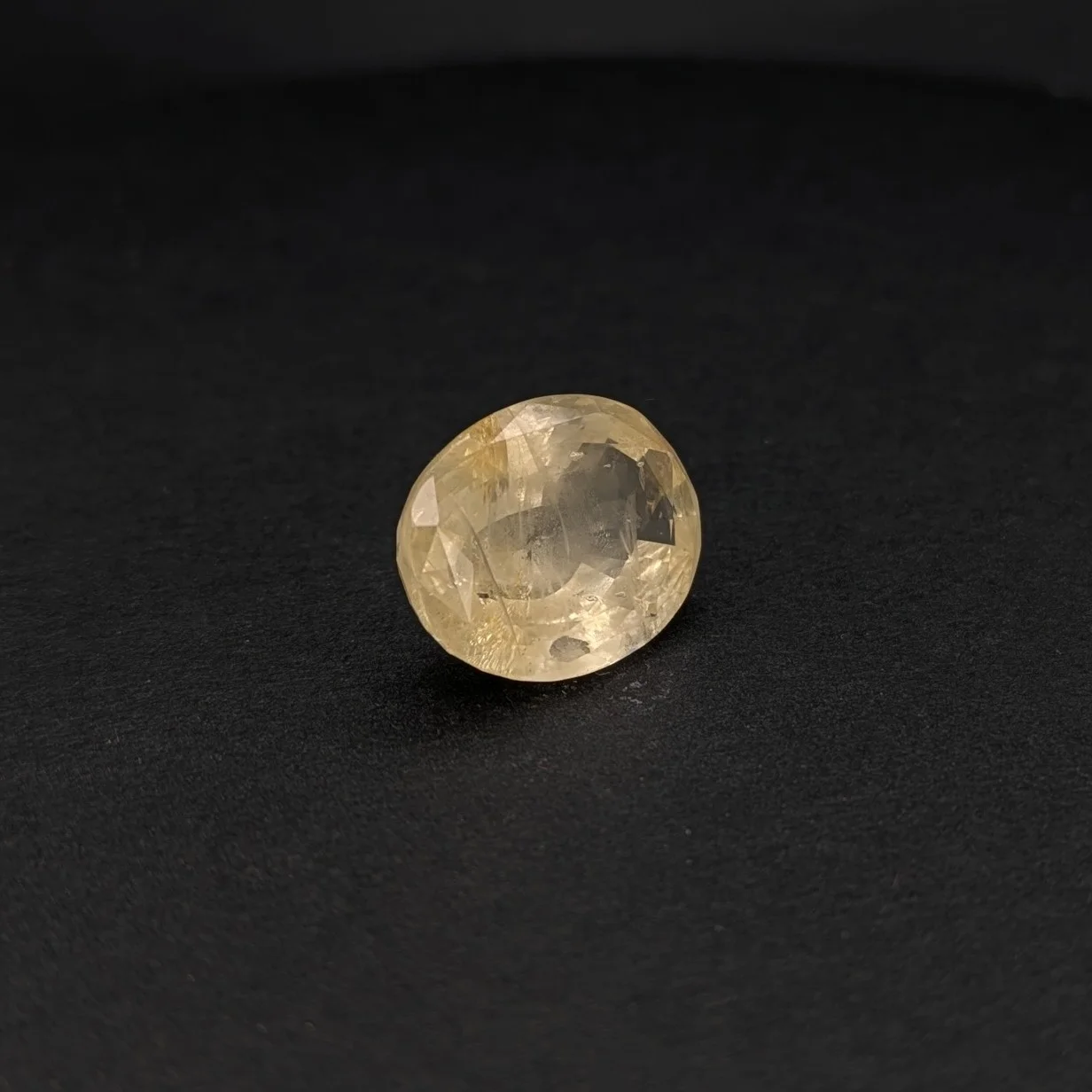 Natural Yellow Sapphire (Pukhraj) 8.08 Carat – for Jupiter