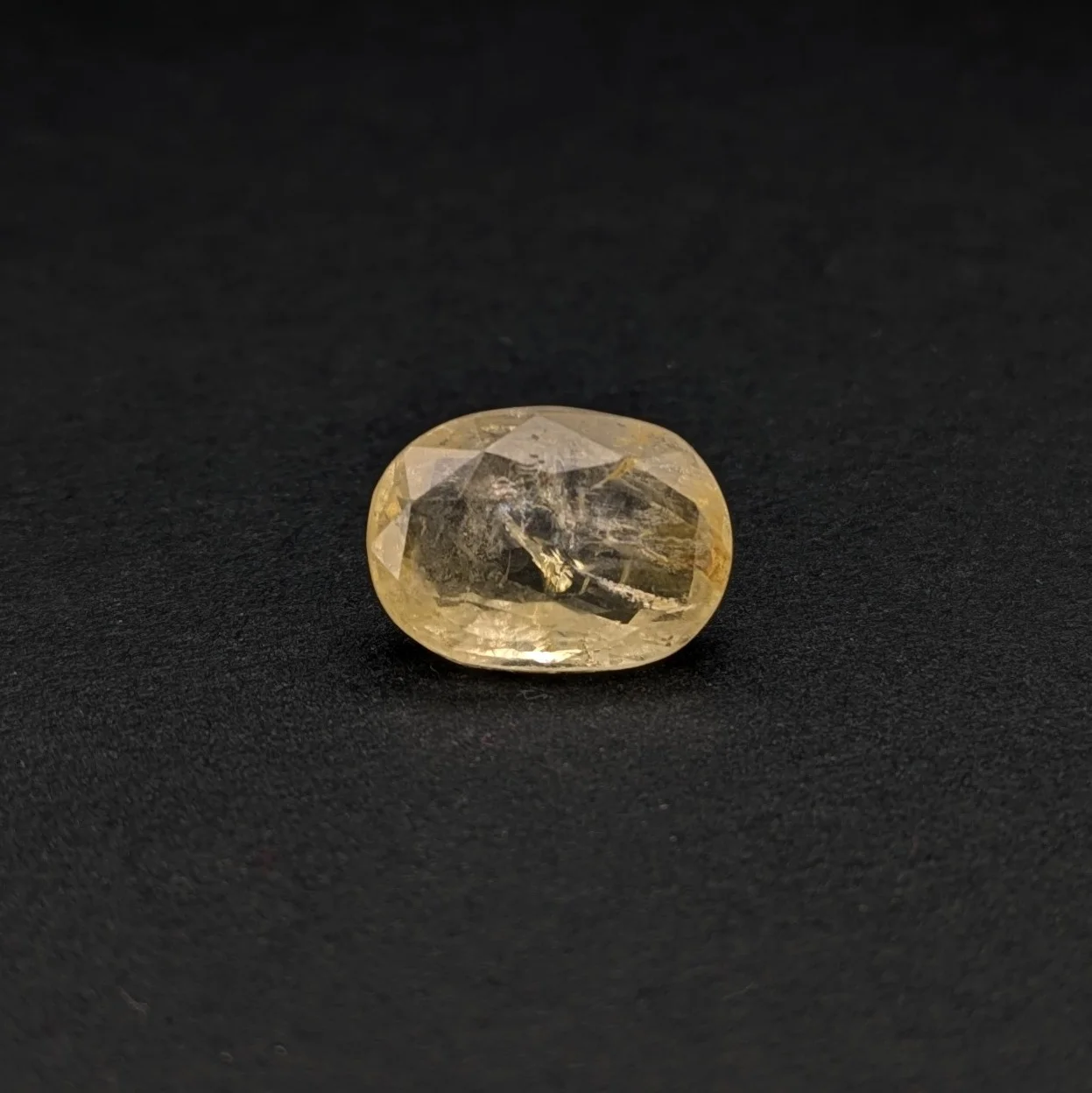 Natural Yellow Sapphire (Pukhraj) 5.92 Carat – for Jupiter