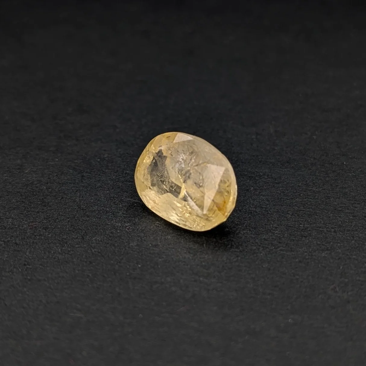 Natural Yellow Sapphire (Pukhraj) 5.92 Carat – for Jupiter