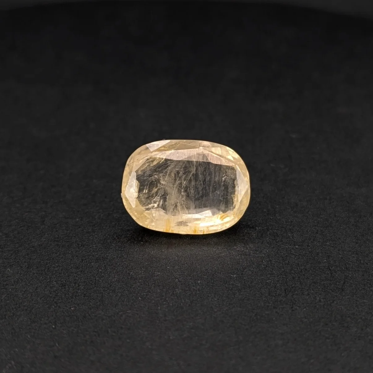 Natural Yellow Sapphire (Pukhraj) 6.48 Carat – for Jupiter