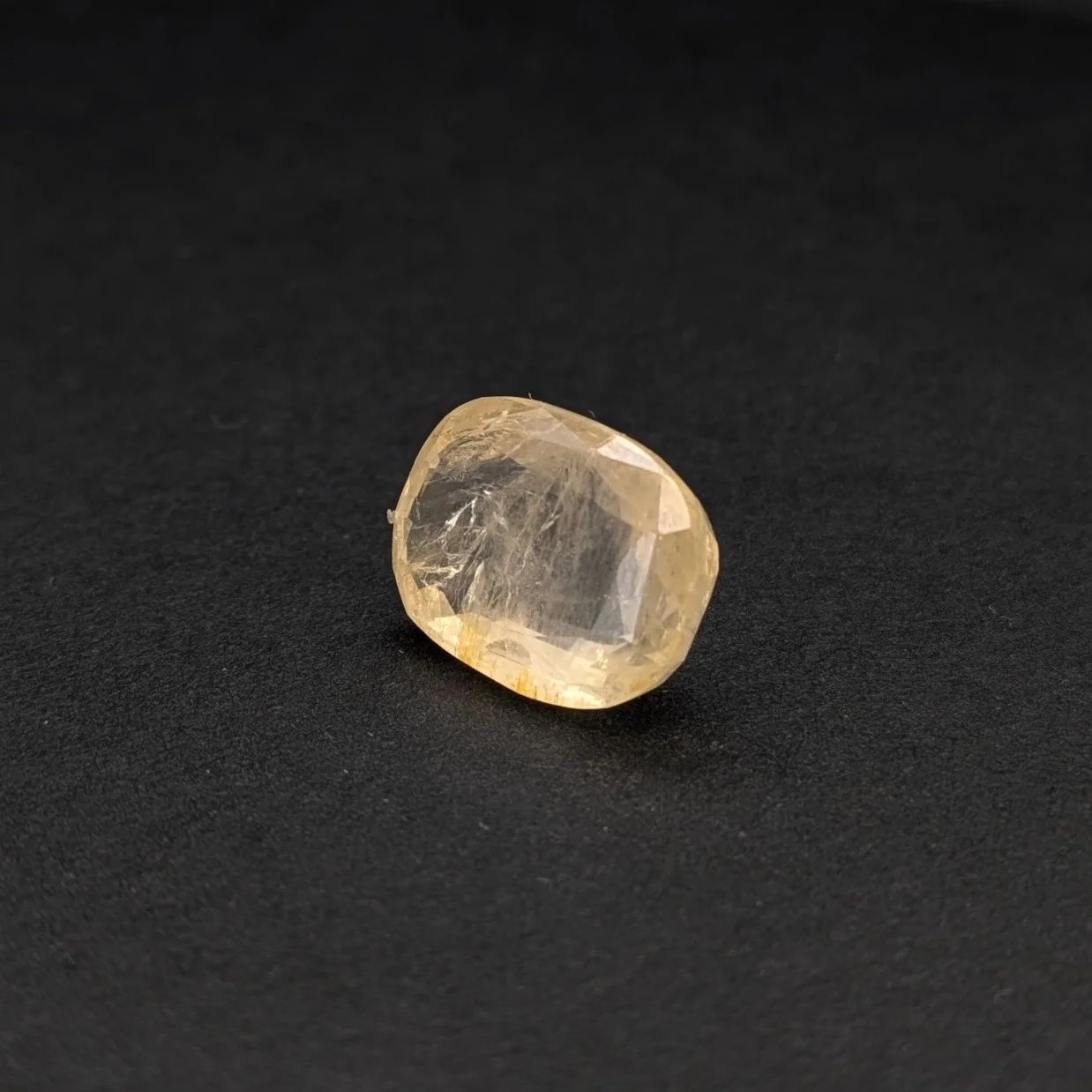 Natural Yellow Sapphire (Pukhraj) 6.48 Carat – for Jupiter