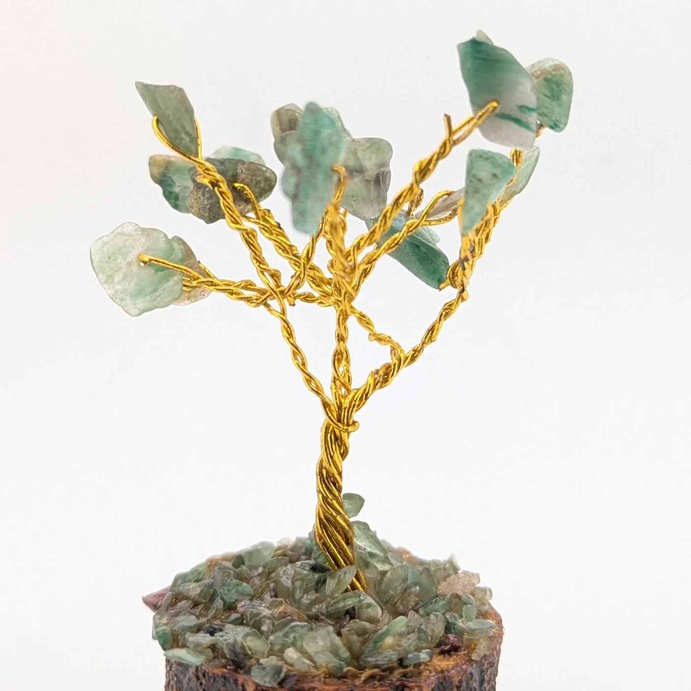 Green Aventurine Gemstone Tree-for Growth and Prosperity.