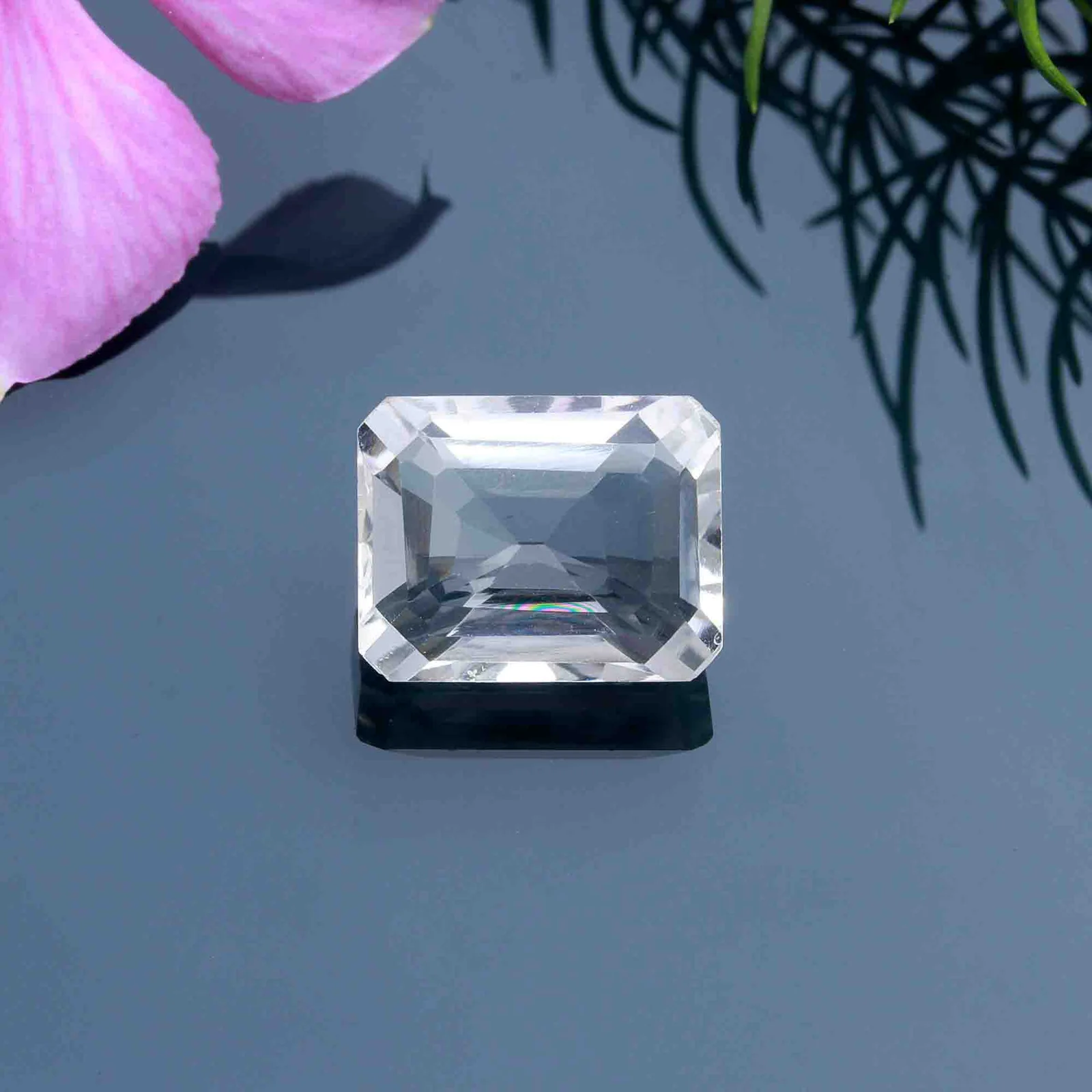 Natural Clear Quartz (Sphatik) 6.71 Carat – Certified Natural Gemstone – image 1